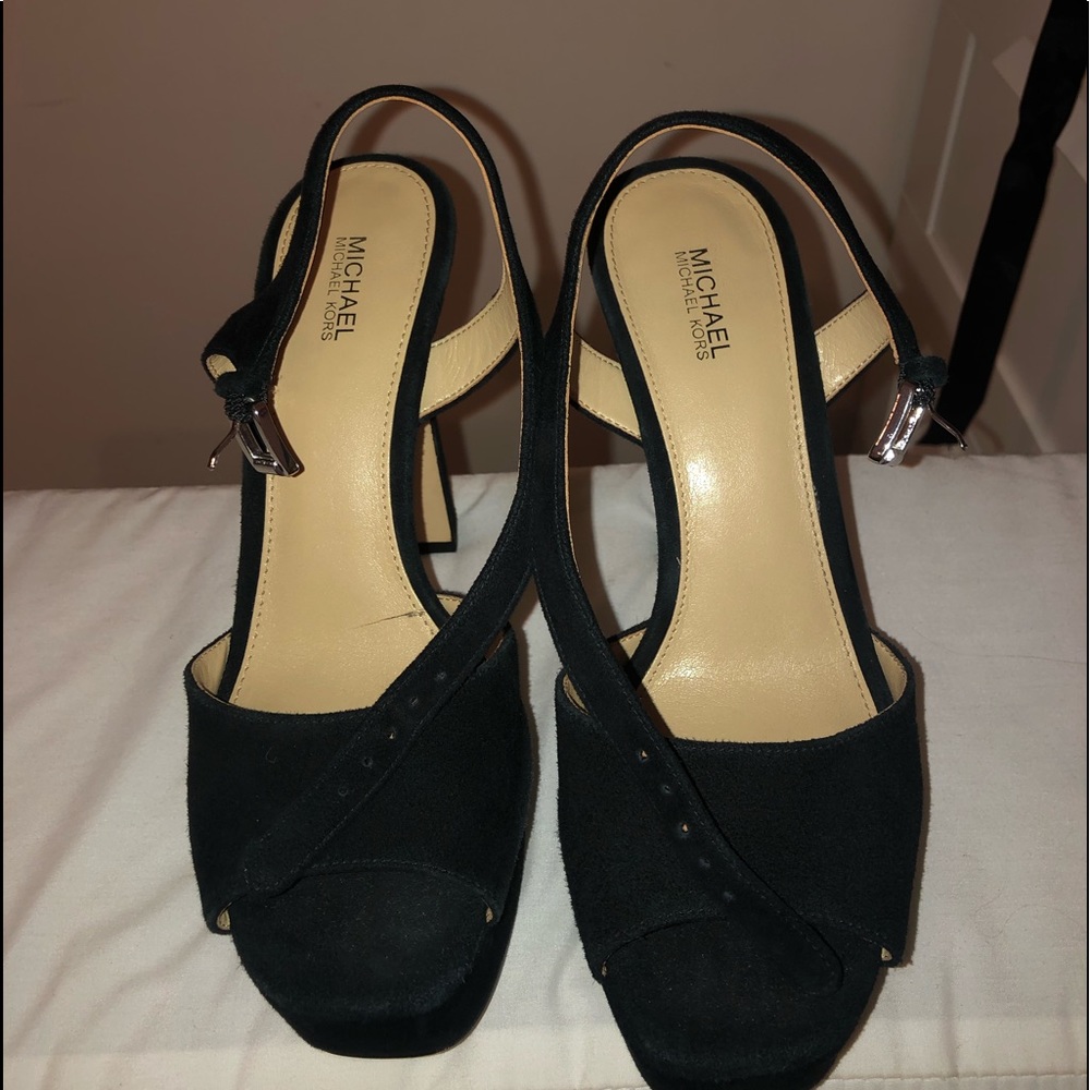 micheal kors black heels